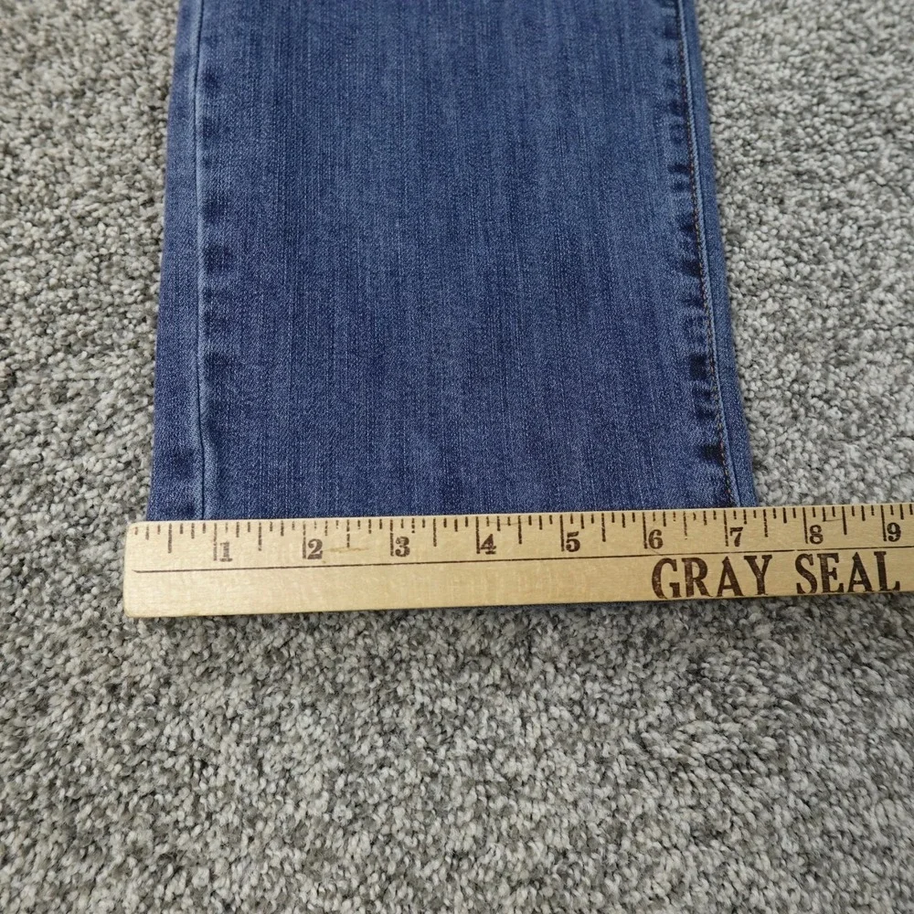 Lucky Brand Jeans Mens 34X32 Dark Blue Denim Pants 221 Straight Stretch Preppy‎
